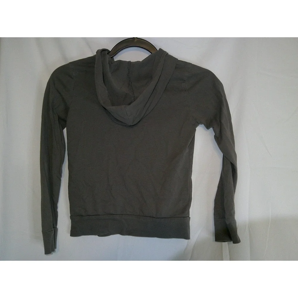 The‎ Children's Place Girls Gray Full Zip Hoodie LOVE Crown M 7/8 Casual